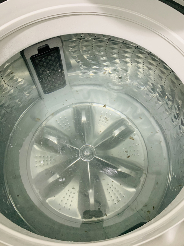삼성전자 액티브워시 세탁기에 물때 낀 실제 사진 <출처_인터넷커뮤니티>