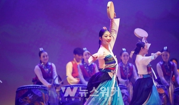 목포국악예술단 소고춤 공연