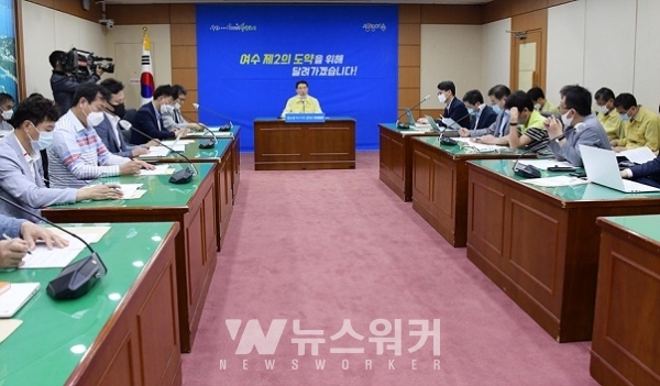 권오봉 여수시장, 민선7기 출범 2년 기자회견