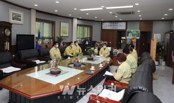 코로나19관련 담당 국·과장과 긴급회의 개최