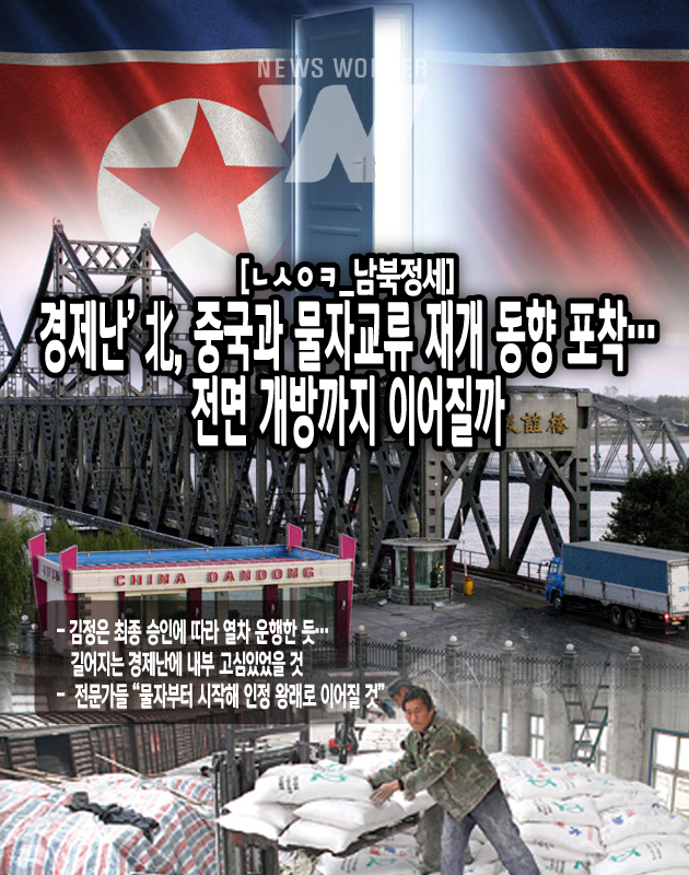 북한의 이같은 조치는 외부와의 오랜 단절로 경제적 어려움이 심화되자 국경을 열고, 코로나19 방역 상황과 경제 회복을 동시에 이루려는 계획으로...<본문 중에서>