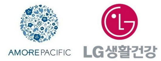사진_LG생활건강, 아모레퍼시픽 로고