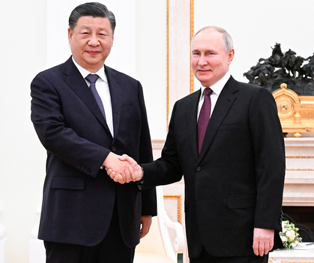 시진핑 중국 국가 주석과 블라디미르 푸틴 러시아 대통령 (출처 : CCTV)