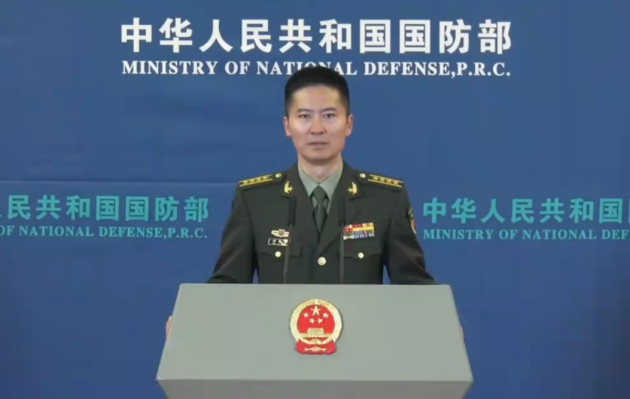 탄커페이(譚克非) 중국 국방부 대변인 (출처 : 好看視頻)