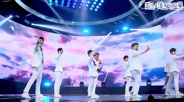 '천년지기' 톱7 무대 영상 중에서 <사진=TV조선 '미스 앤 미스터 트롯' 공식 유튜브>