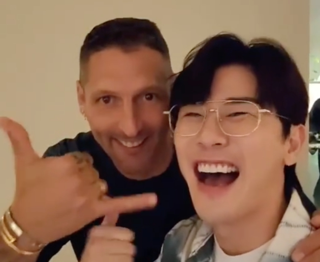 영탁과 마테라치 <사진=영탁 인스타그램>