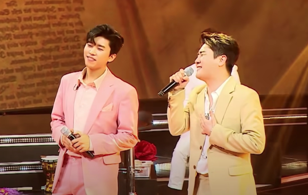 '내 사람'을 부르는 임영웅과 영탁 <사진=미스 앤 미스터 트롯>