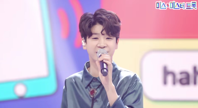 정동원이 부른 성시경의 '미소천사' 중에서 <사진=미스 앤 미스터 트롯>