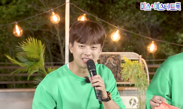 이찬원이 부른 '몰래한 사랑'. 임영웅, 영탁, 장민호, 김희재가 함께 했다. [사진=미스 앤 미스터 트롯]