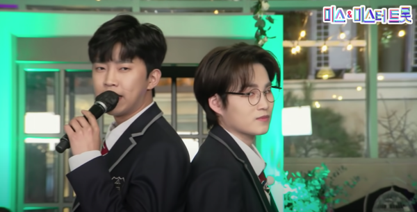 임영웅(왼쪽)과 김희재의 '거짓말' [사진=미스 앤 미스터 트롯]
