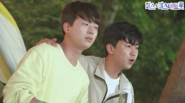 이찬원과 임영웅의 '취중진담' 영상 중에서 [사진=미스 앤 미스터 트롯]