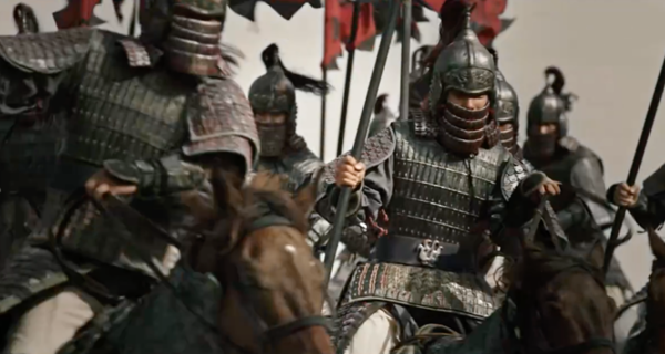 '고려거란전쟁' 1화에 등장하는 전투 신의 일부. 정교하게 제작한 갑옷 등 병장기가 인상적이다. [사진=KBS]