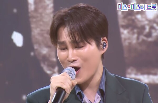 김희재가 부르는 '애가 타' [사진=미스 앤 미스터 트롯]