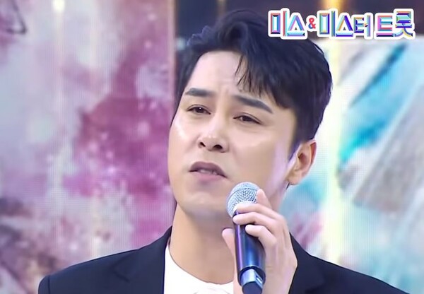 장민호의 '가라지' 무대 중에서 [사진=미스 앤 미스터 트롯]