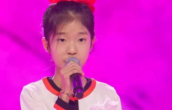 빈예서의 '모정' 무대 중에서 [사진=미스 앤 미스터 트롯]