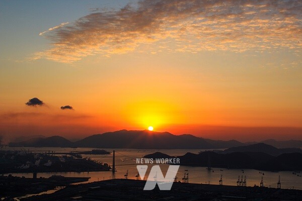 구봉산전망대일출