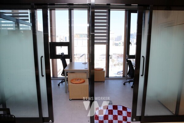 광산형 구독오피스 1호점광산구지역경제활력센터 내부 공간