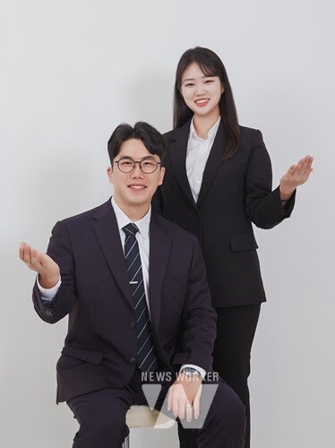 광주캠퍼스 이홍규(앞) 김승아