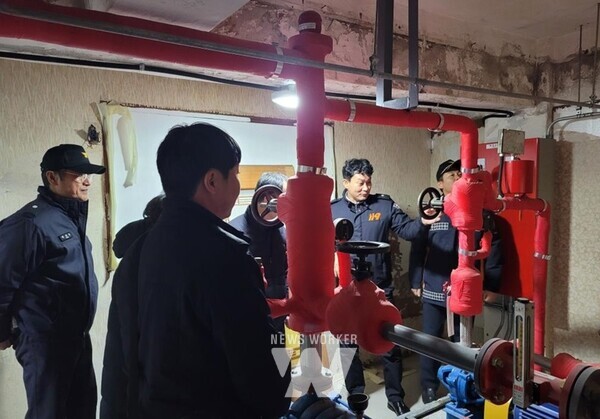 유관기관 합동 안전점검 실시(아랫장 소방서 합동 전열기기 사용점검)