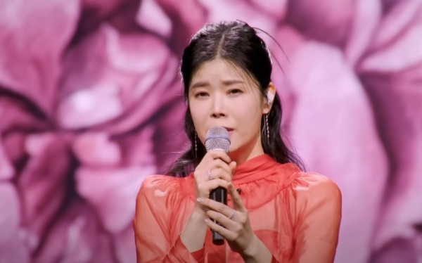 '현역가왕' 10회 신곡 끝장전에서 '이야'로 심사위원 최고점을 받은 린. 관객 점수에서 손해를 봐 순위가 5위로 밀렸다. [사진=MBN MUSIC]