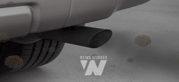 매연 발생 자동차(이미지)