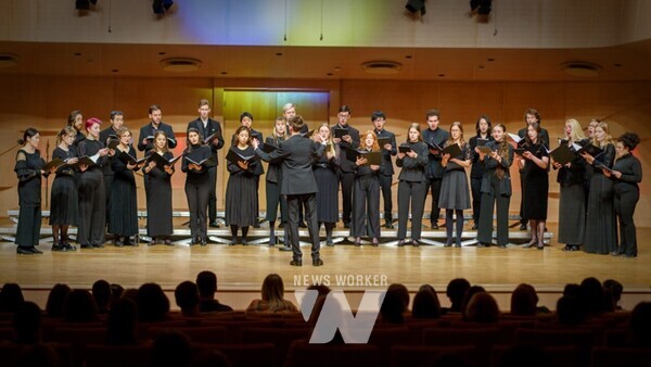에스토니아 국립음악대학교 합창단 공연 장면(사진제공-나주시)