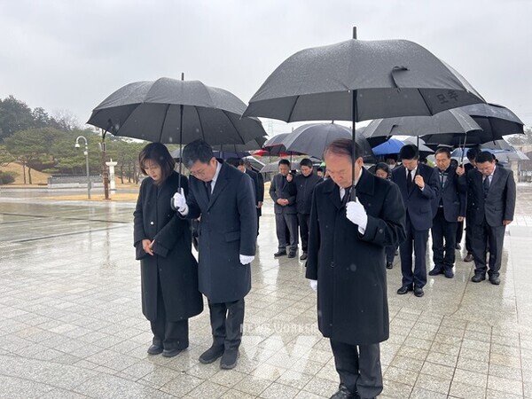 안도걸, 518민주묘지 참배