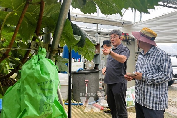 장성군이 제17기 장성미래농업대학 교육생을 오는 15일까지 모집한다.(지난해 교육 현장)