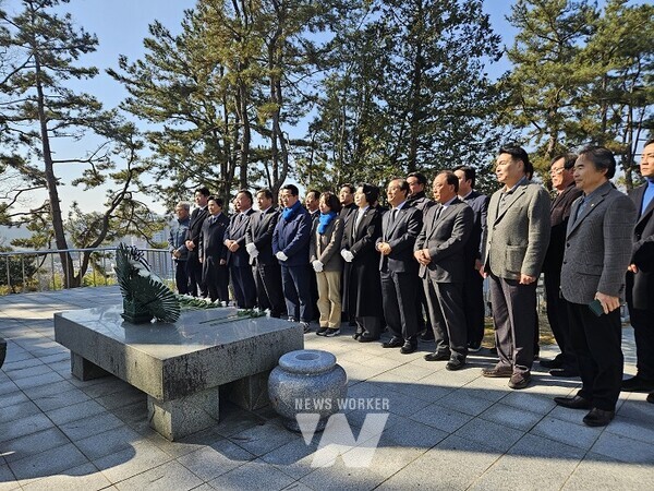 문금주 예비후보, 13일 보성 현충공원 참배