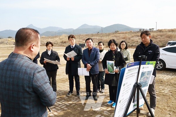 제266회 화순군의회 임시회 산건위원회(현장방문 이양 파크골프장)