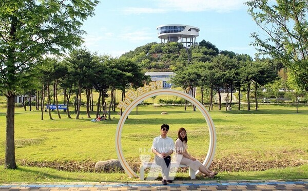 나주시 빛가람전망대 포토존