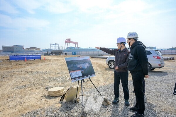 (주)한화에어로스페이스 발사체 제작센터 현장 방문