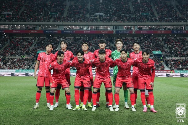 현재 한국 축구 국가대표팀은 역대 최강의 황금세대로 평가된다. [사진=대한축구협회 공식 홈페이지]