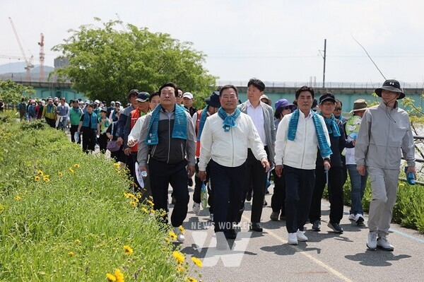 2023년 5월 13일에 개최된 워커블시티 무안 선포식 및 제1회 무안산책로 걷기대회