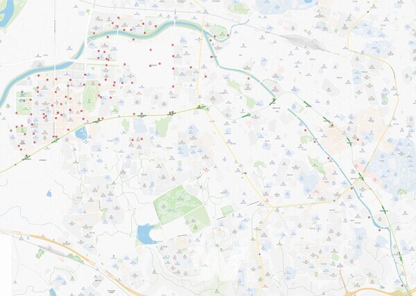 타랑께 주차장 위치도