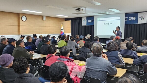 곡성군은 지난 28일, 멜론 재배 농가 80여 명을 대상으로 ‘농산물 우수관리(GAP) 인증’ 기본 교육을 실시했다.