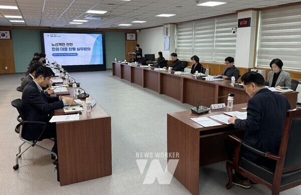 목포시 시내버스 노선개편 관련 민원 대응 합동 실무회의 개최 모습 / 목포시 제공