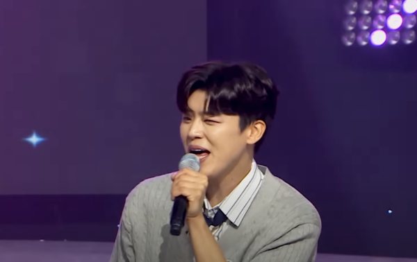 남친룩으로 팬심을 사로잡은 박지현의 '귀여운 여인' 무대 중에서 [사진=미스 앤 미스터 트롯]