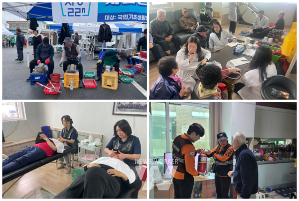 전남 고흥군(군수 공영민)은 4일 도양읍 북촌마을에서 봉암리 4개 마을(북촌, 신정, 평화, 녹동5구) 주민 2,000여 명을 대상으로 어깨동무봉사단을 운영했다