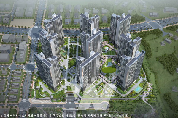 '더샵 탕정인피니티시티' 조감도