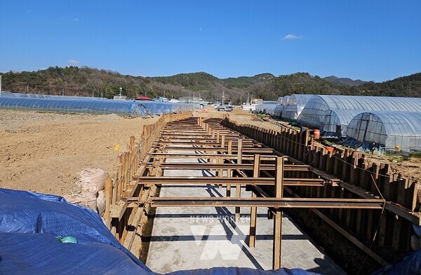자연재해 위험 개선지구 정비사업-고지배수로(나주)