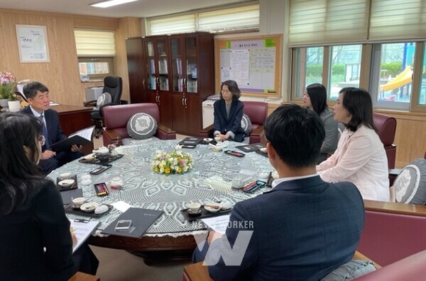 순천교육지원청, 찾아가는 교육장 공감소통 실시