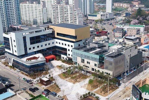 신축 보건소 복함문화센터 전경