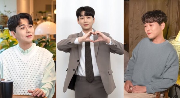 가수 황영웅의 광고 촬영 비하인드 영상 중에서 [사진=황영웅Tv]