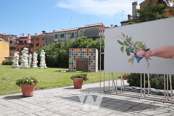Every Island is a Mountain. 2024. Installation view. Courtesy of Arts Council Korea. Photo Park Jimi