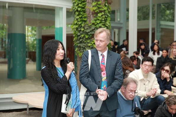 한국관 개막(사진 한국문화예술위원회)