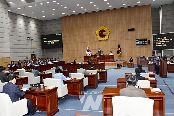 제324회 광주광역시의회 임시회 제1차 본회의