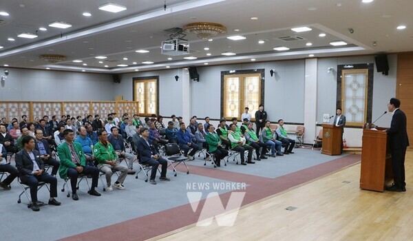 나주시 지역자율방재단 역량강화교육과 드론봉사단 발대식(사진제공-나주시)