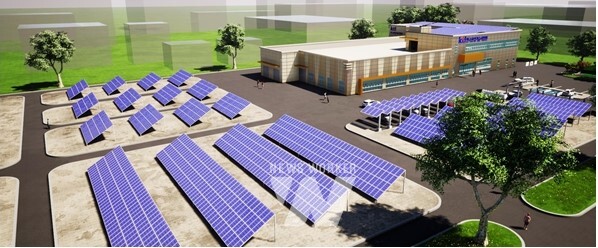 탄소중립 전동형 농기계 개발 및 실증단지 조감도