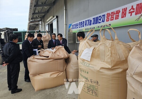기능성 쌀 수매현장